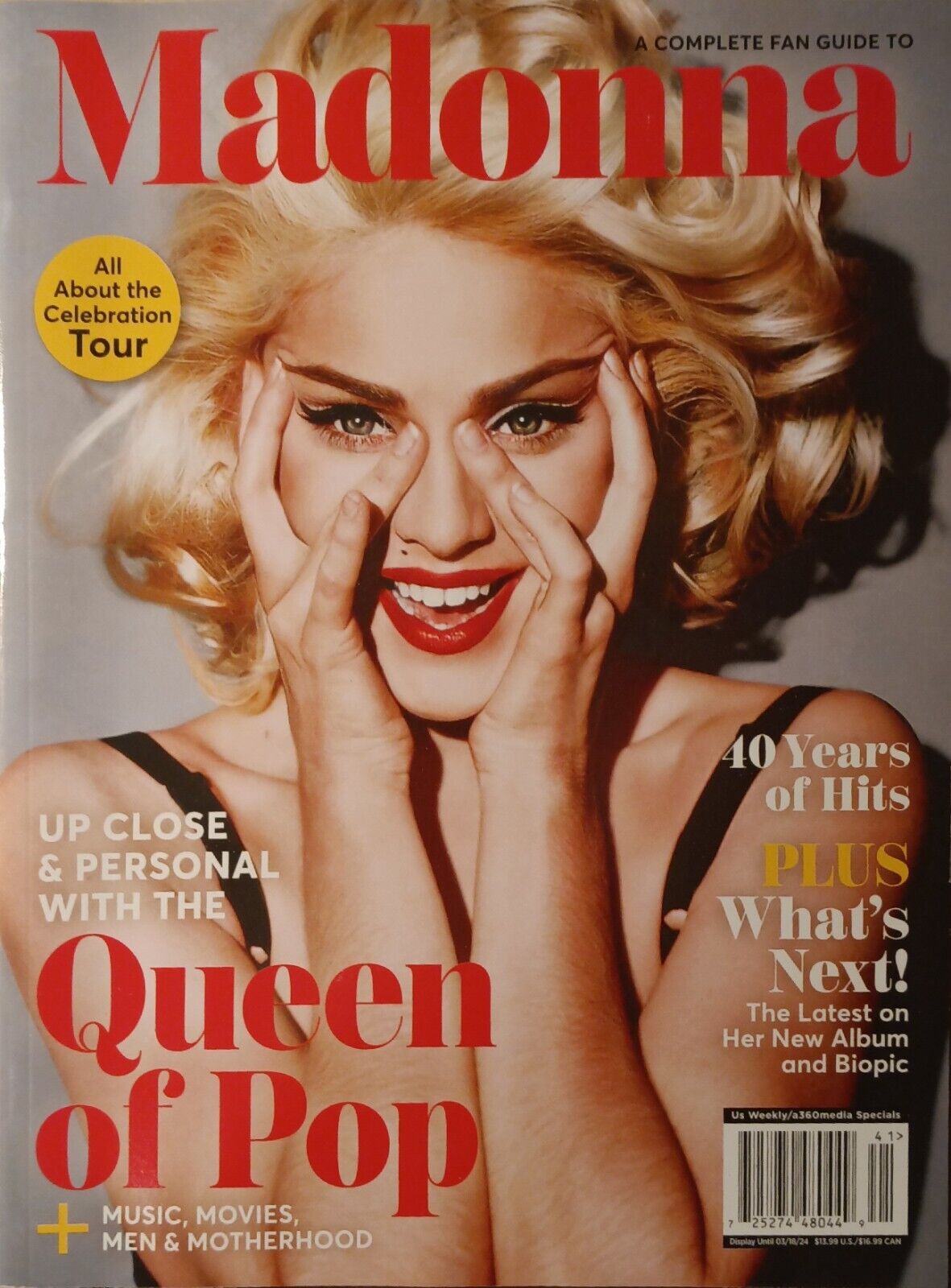 MADONNA-THE QUEEN OF POP MAGAZINE A360 MEDIA  2023 guitar Music Life 