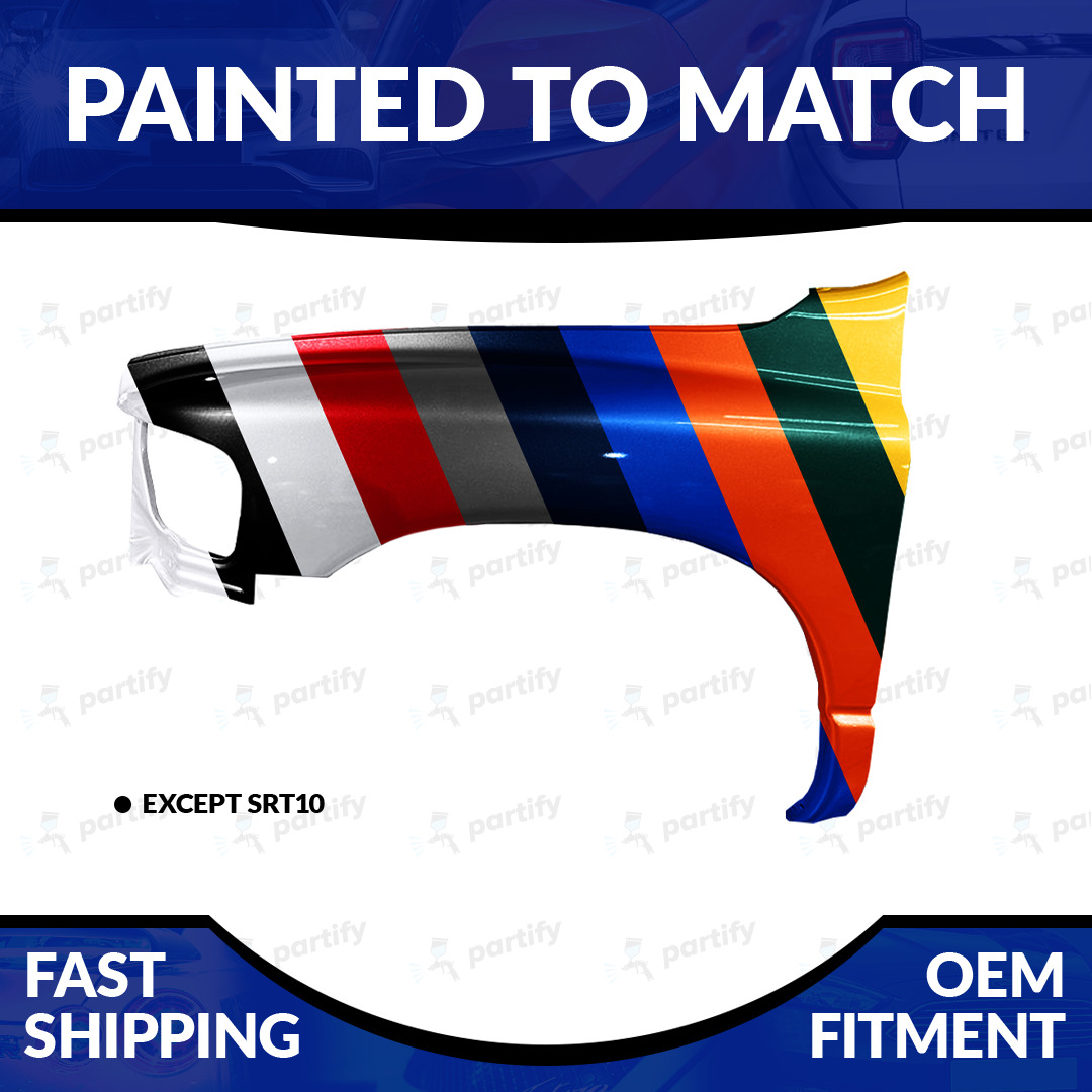 NEW Painted To Match Driver Side Fender For 2002 2003 2004 2005 Dodge RAM