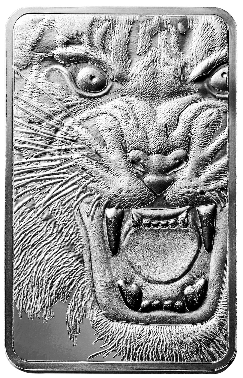 PAMP MMTC Royal Bengal Tiger 10 oz Silver Bar SHIPS TODAY - LIMITED EDITION
