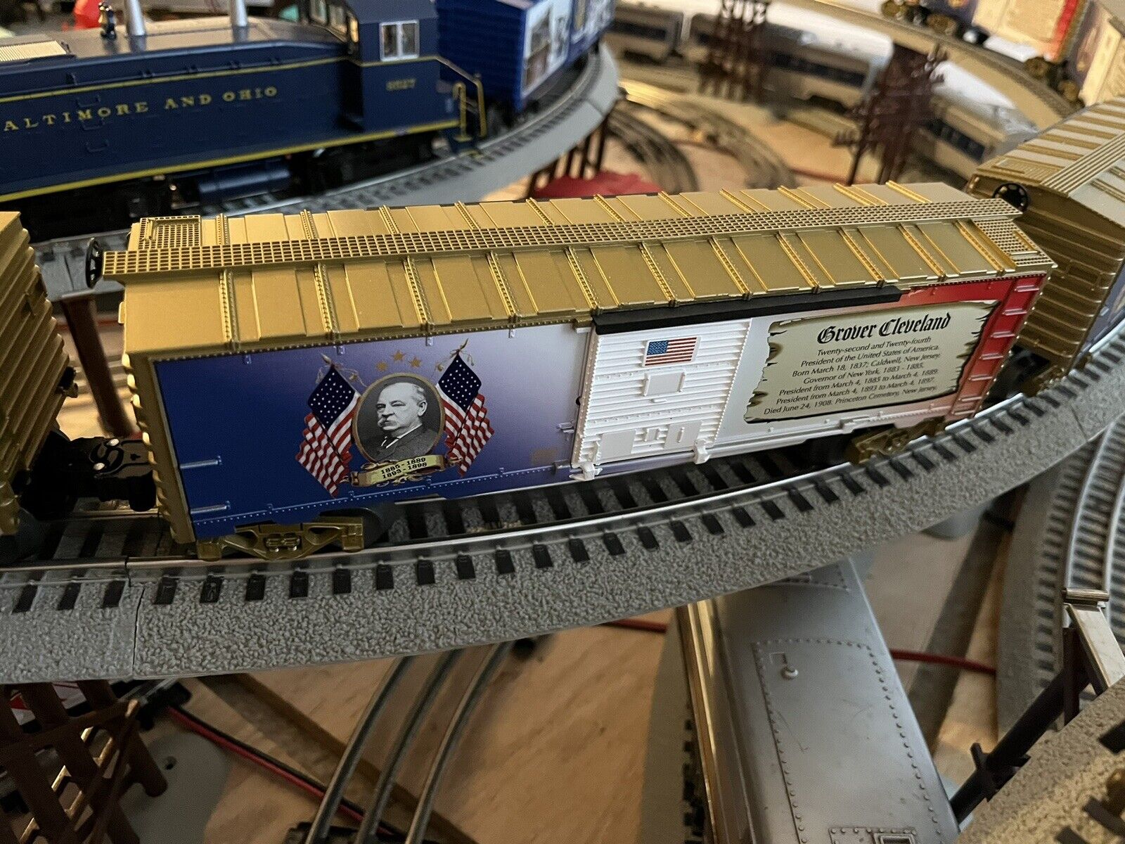 Lionel 2238050 O Scale Grover Cleveland Presidential Boxcar