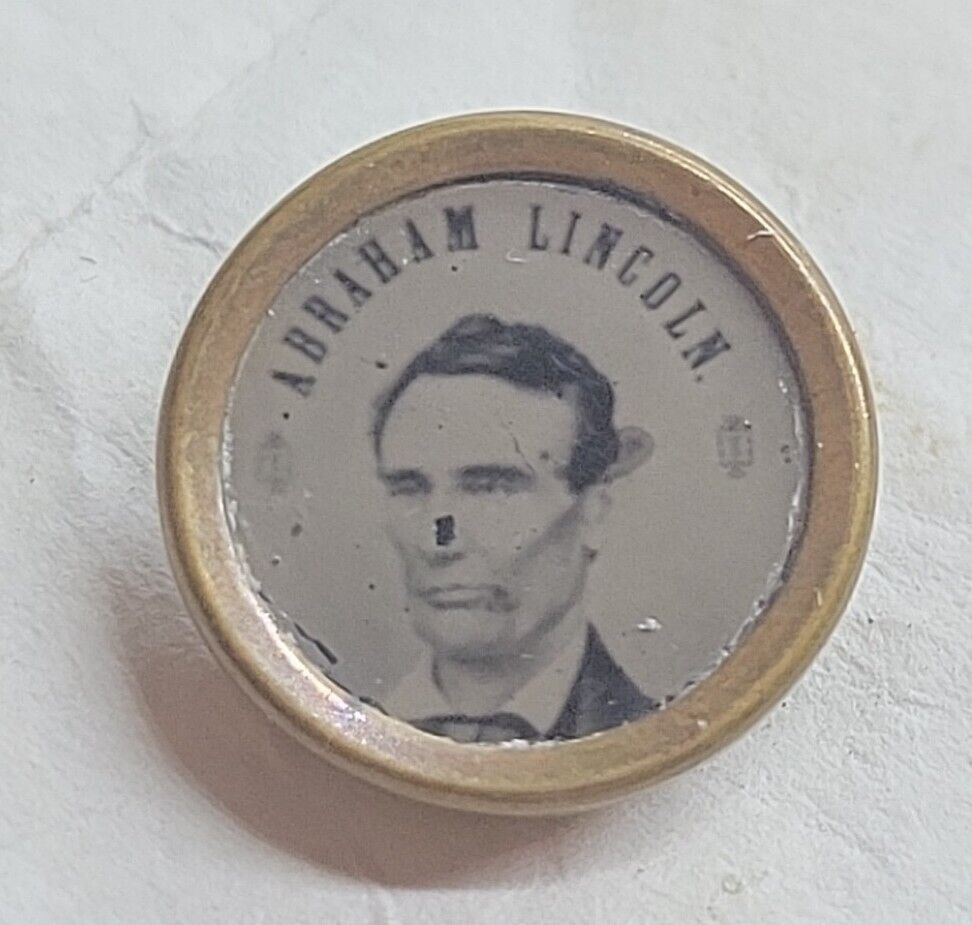 Rare Antique Button, Abraham Lincoln Campaign Button 
