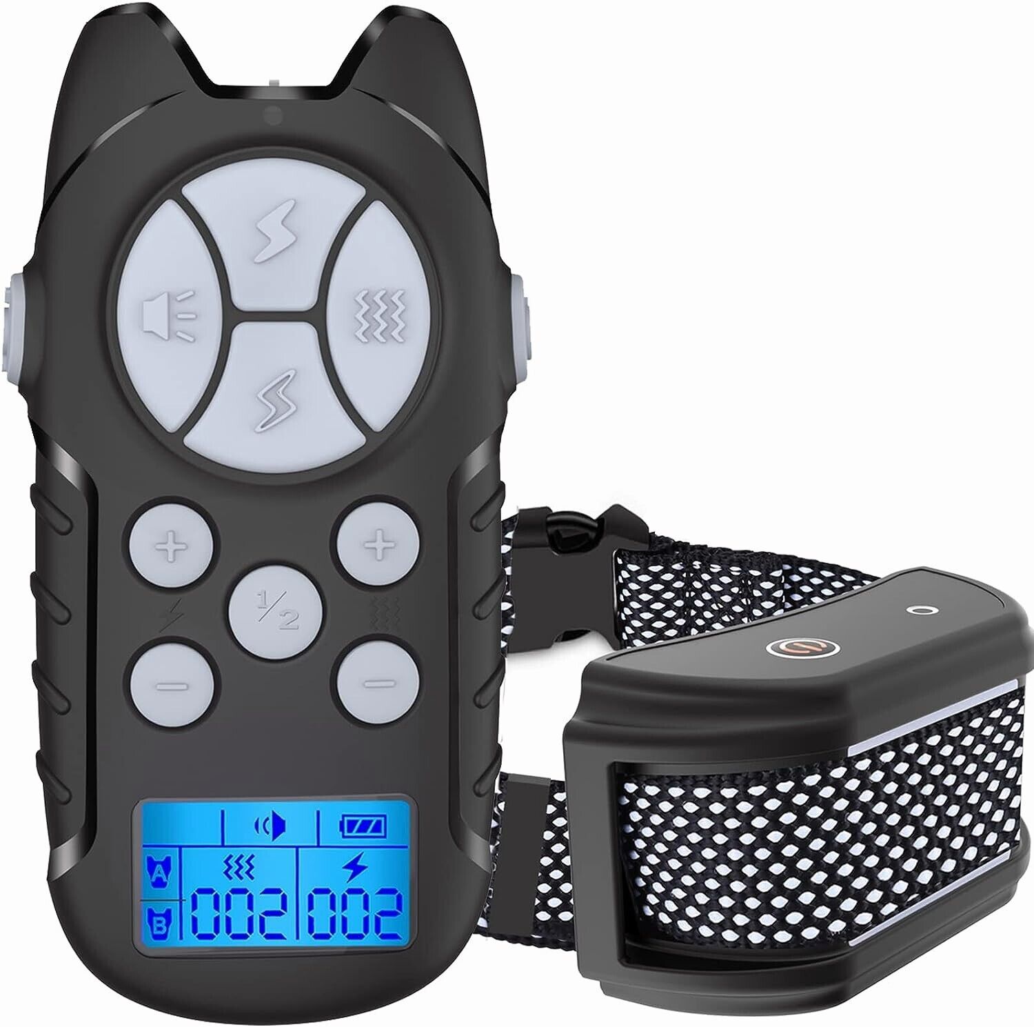 Dog Training Collar, 4 Modes Dog Shock Collar with 2600Ft Remote, IP67 Waterproo