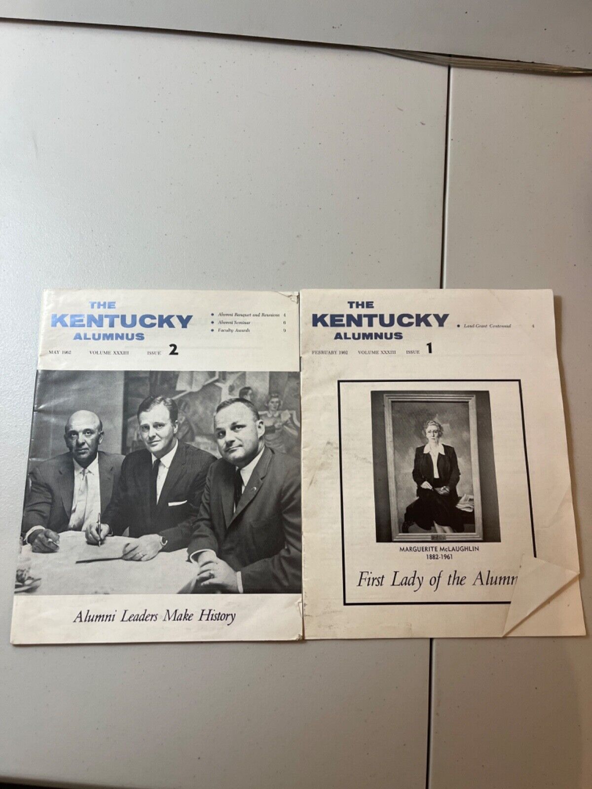 1962 The Kentucky Alums Magazine Volume XXXIII Issues 1, 2