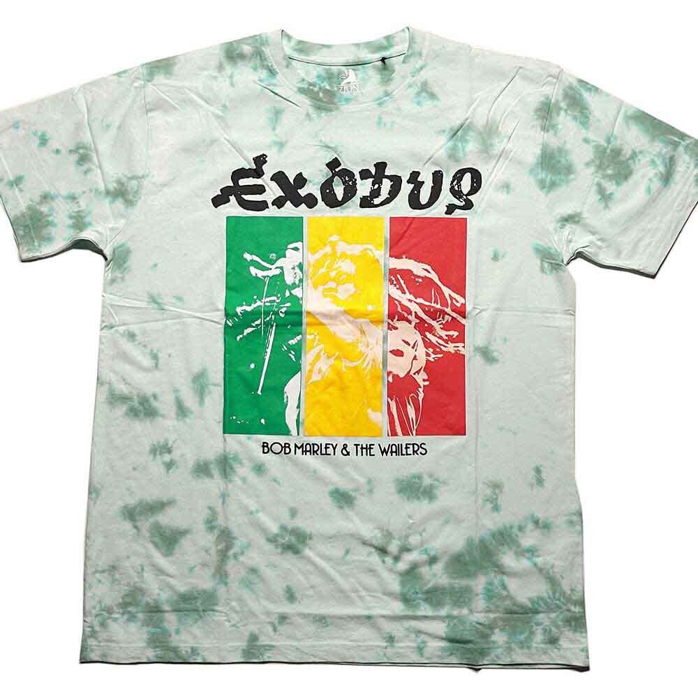 Bob Marley Rasta Colours T-Shirt Green New