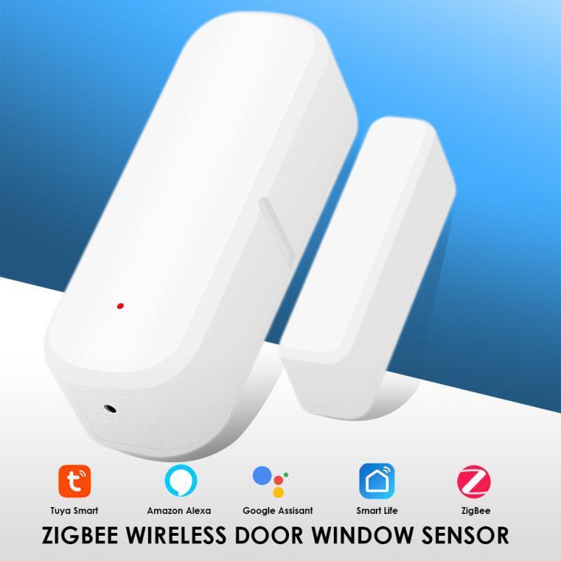 Tuya Zigbee/WiFi Smart Door Sensor Window Door Open Closed Detectors Smart Home