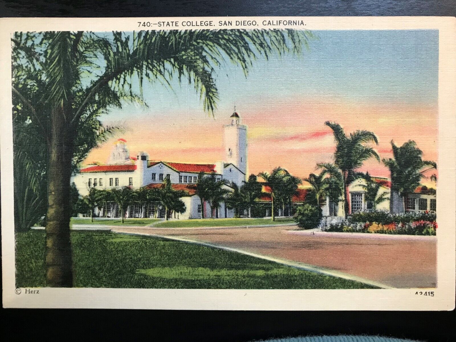 Vintage Postcard 1930-1945 State College San Diego California (CA)