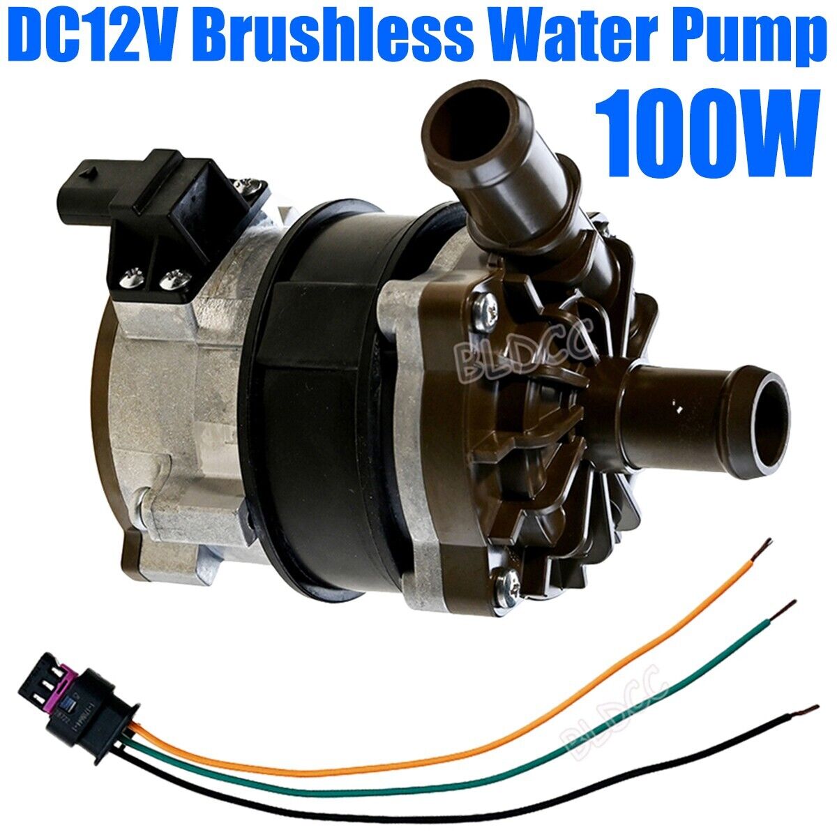 DC 12V Brushless Water Pump Silent 100W Electric Large-flow Car Circulating Pump