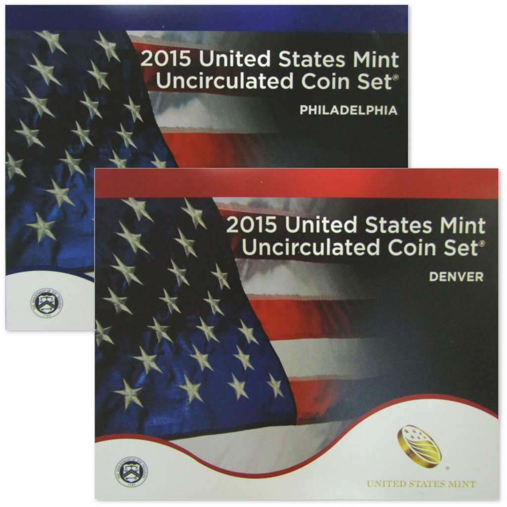 2015 Uncirculated Coin Set U.S Mint Government Packaging OGP COA