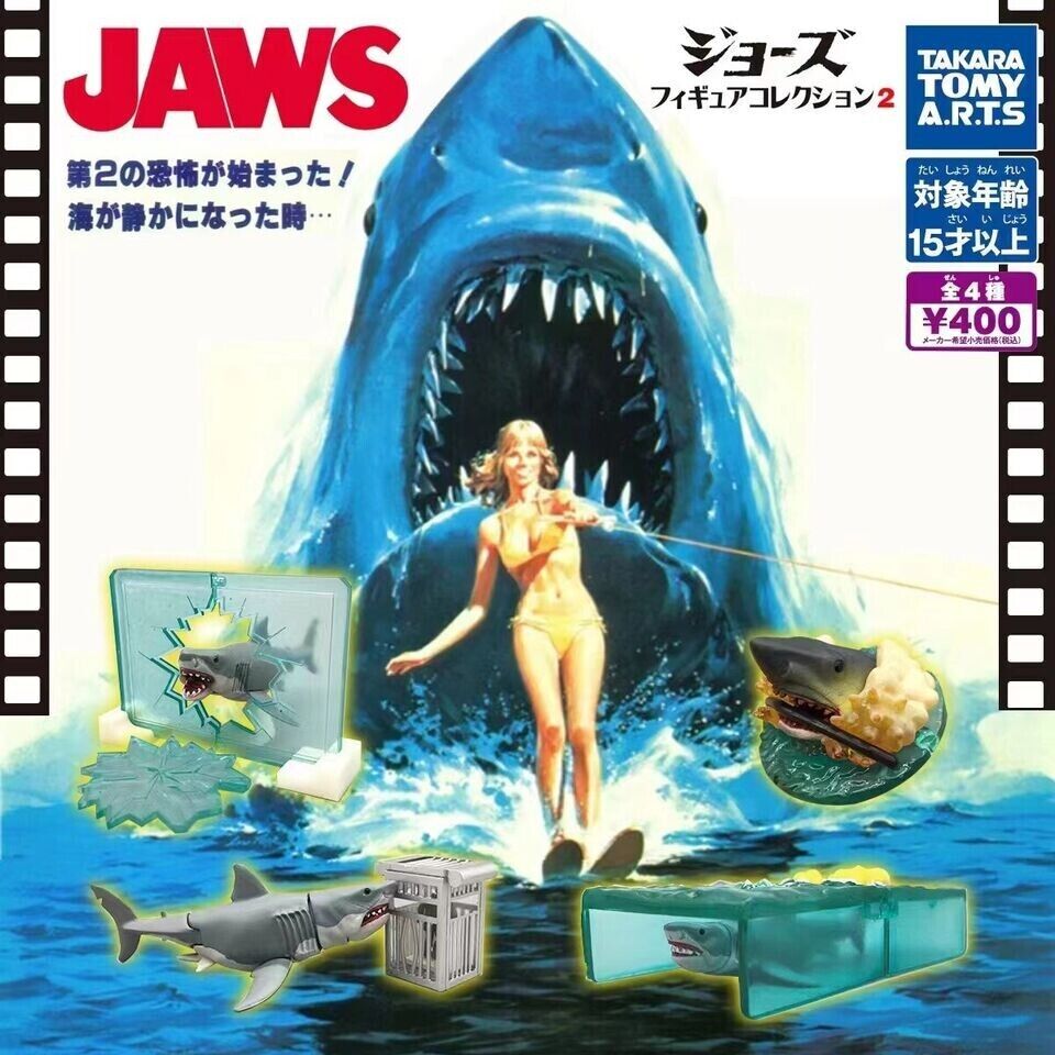 TAKARA TOMY A.R.T.S JAWS Figure Capsule Toy 4 Pcs/Set