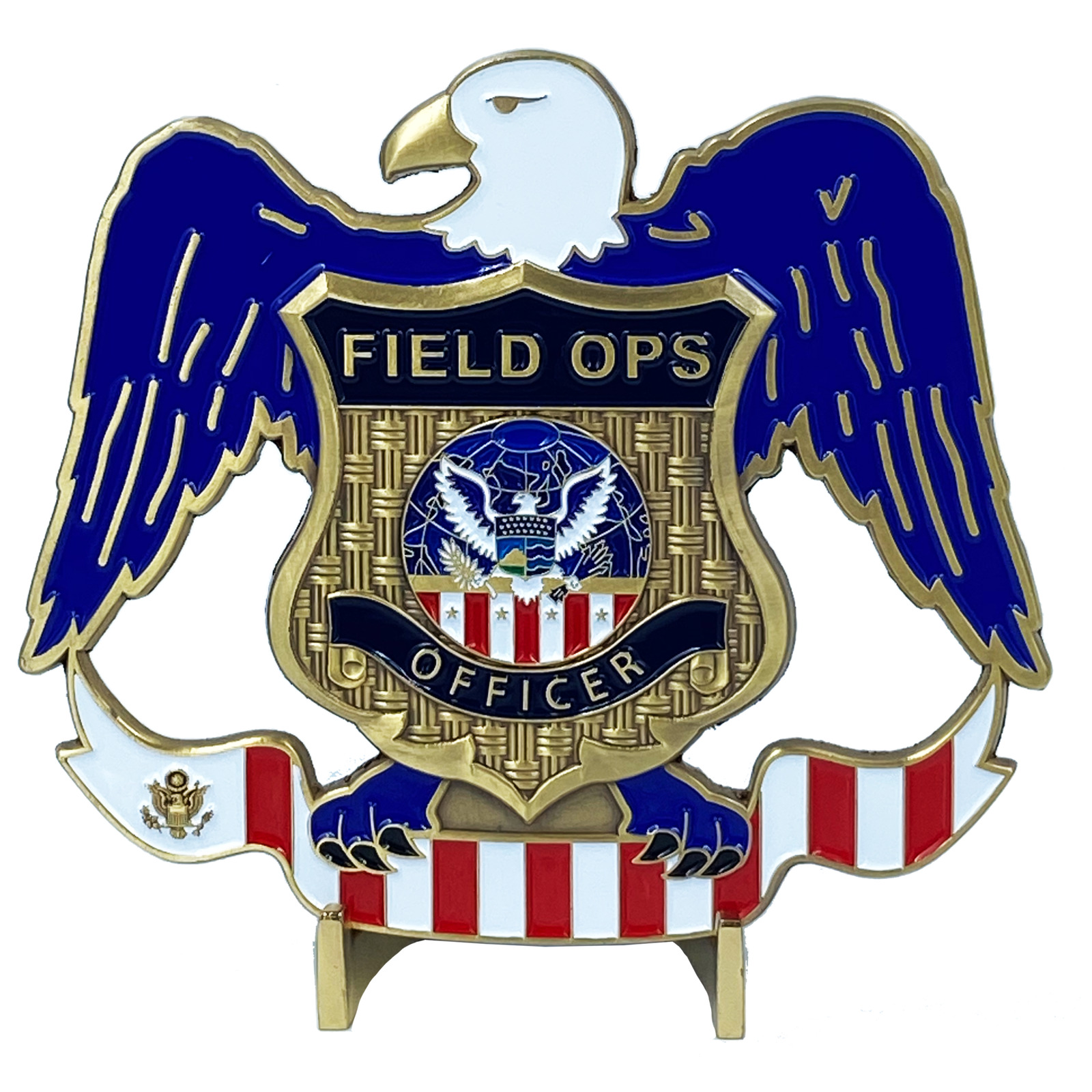 Field Operations huge vintage inspired CBP Field Ops US Customs Challenge Coin E