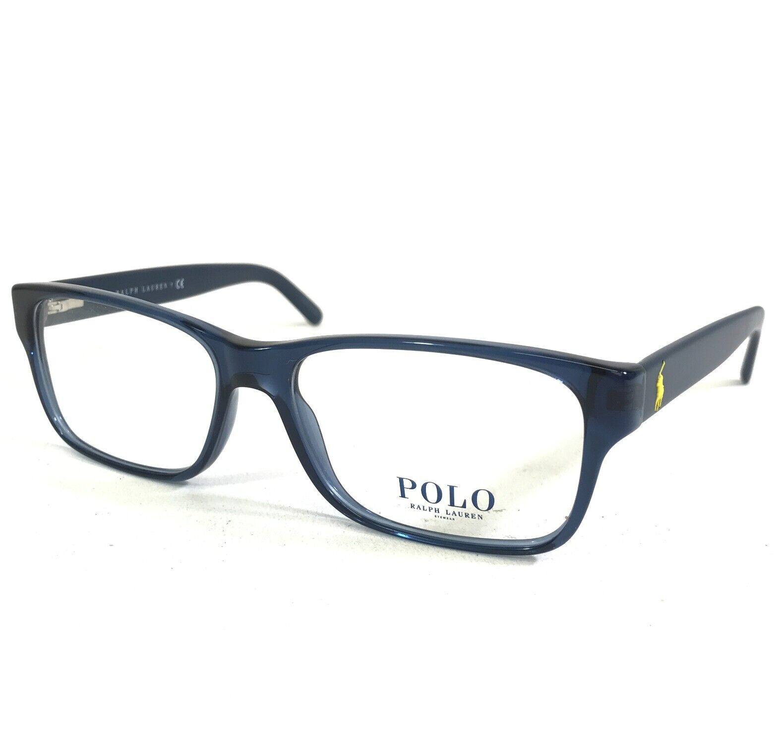 Polo Ralph Lauren Eyeglasses Frames PH 2117 5964 Navy Blue Yellow Pony 56-16-150