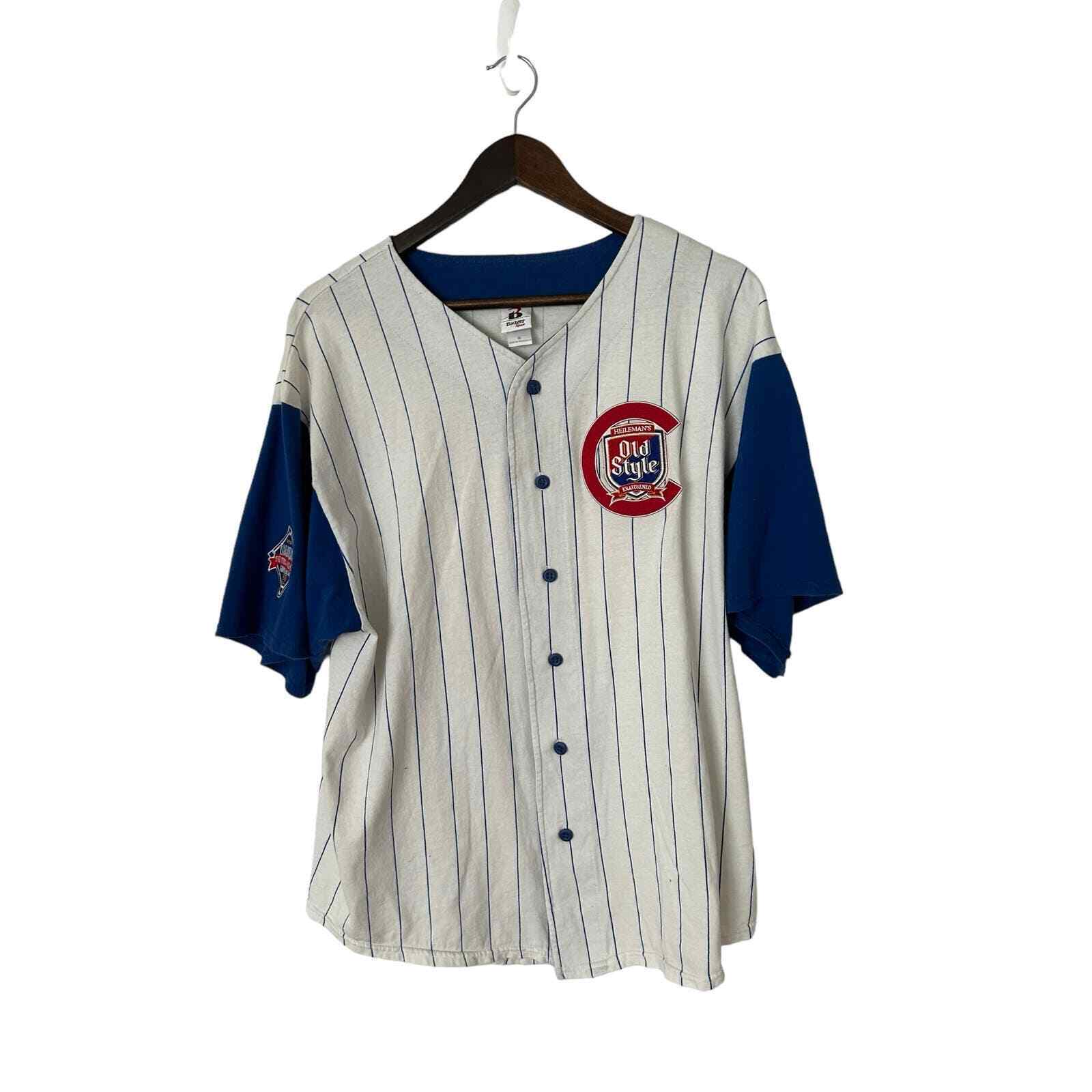 Chicago Cubs Heileman\'s Old Style 10 Jersey shirt size XL