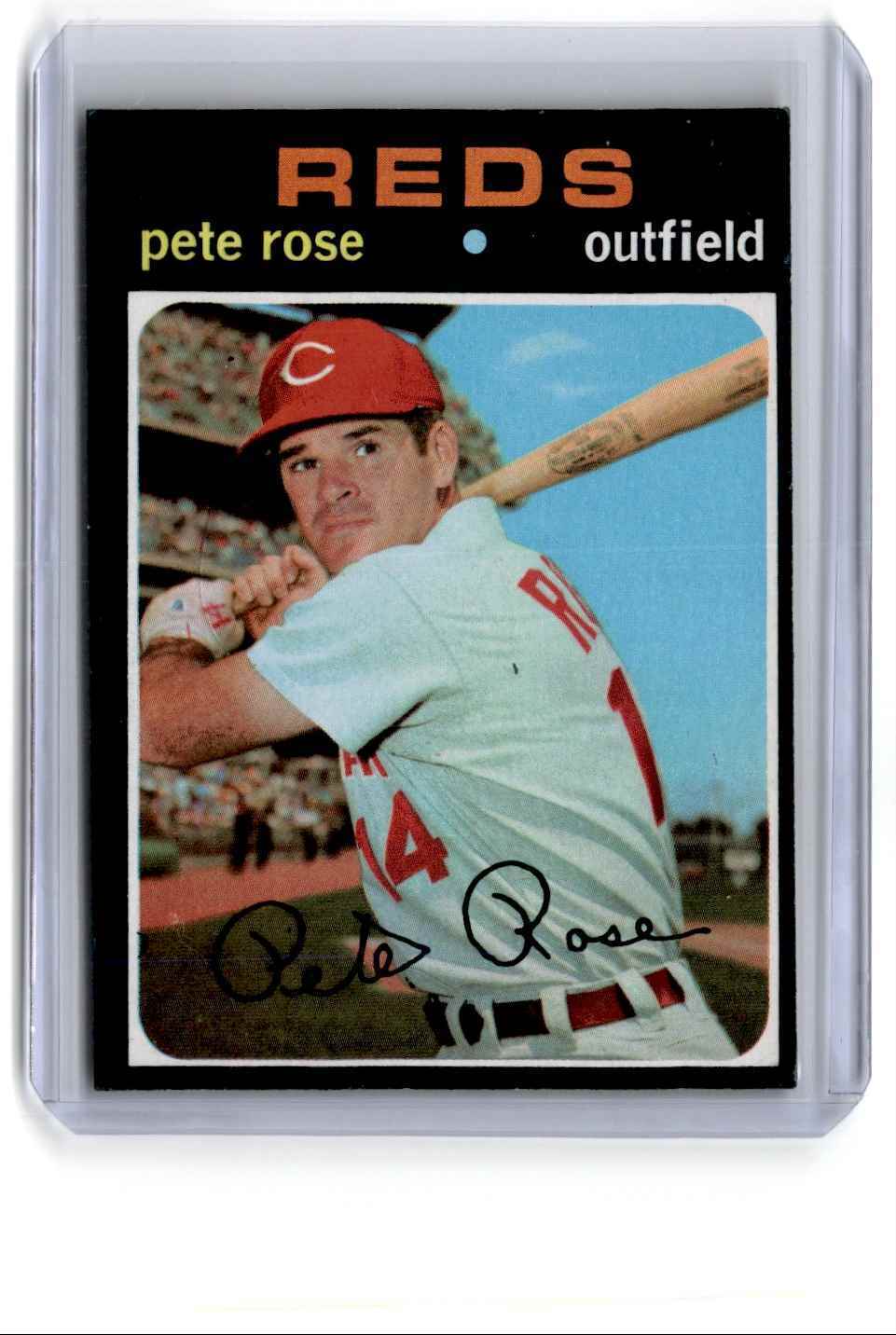 1971 Topps Pete Rose Cincinnati Reds #100