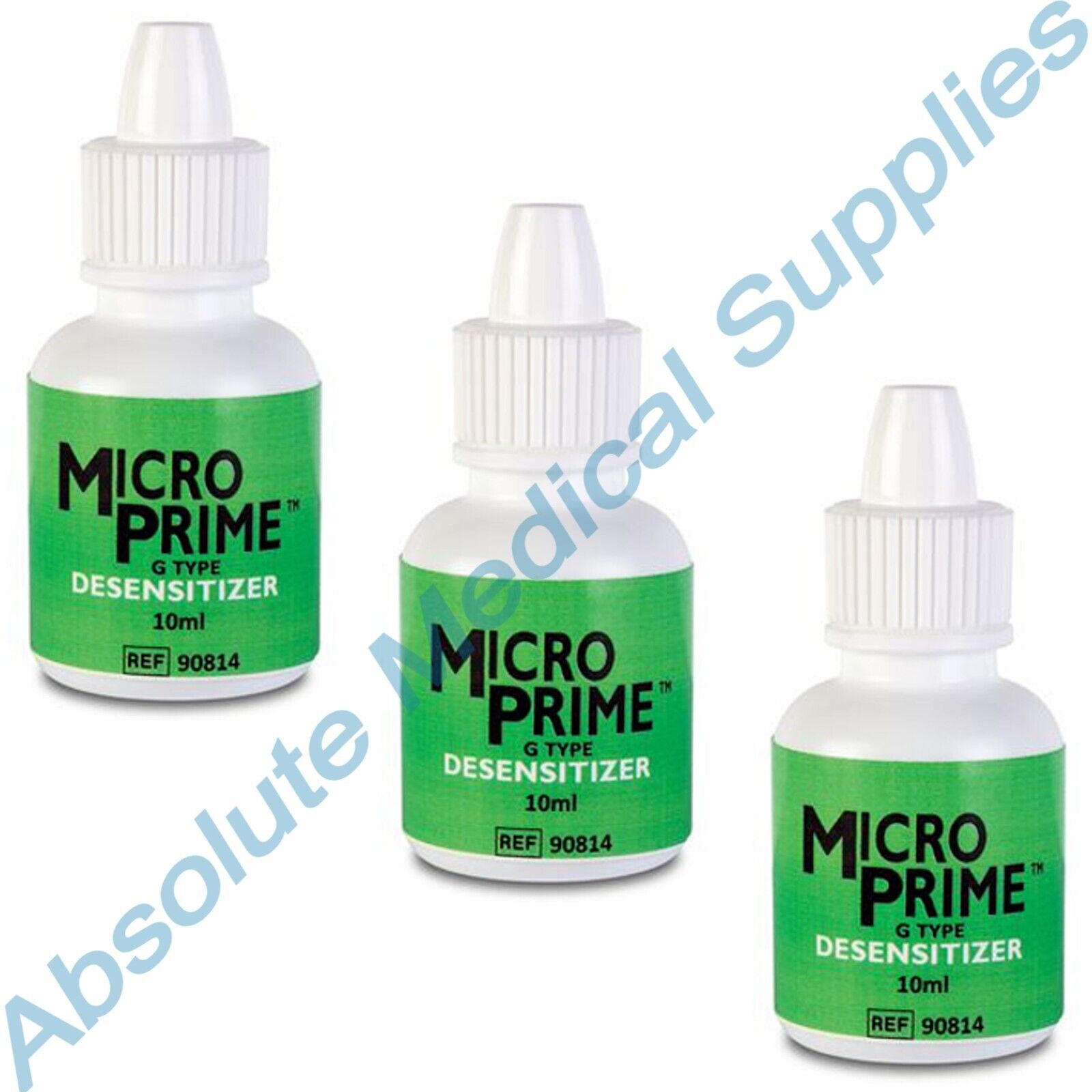 *3-Bottles* Zest Dental Micro Prime G Desensitizing Agent 35% Hema 10 mL 90814