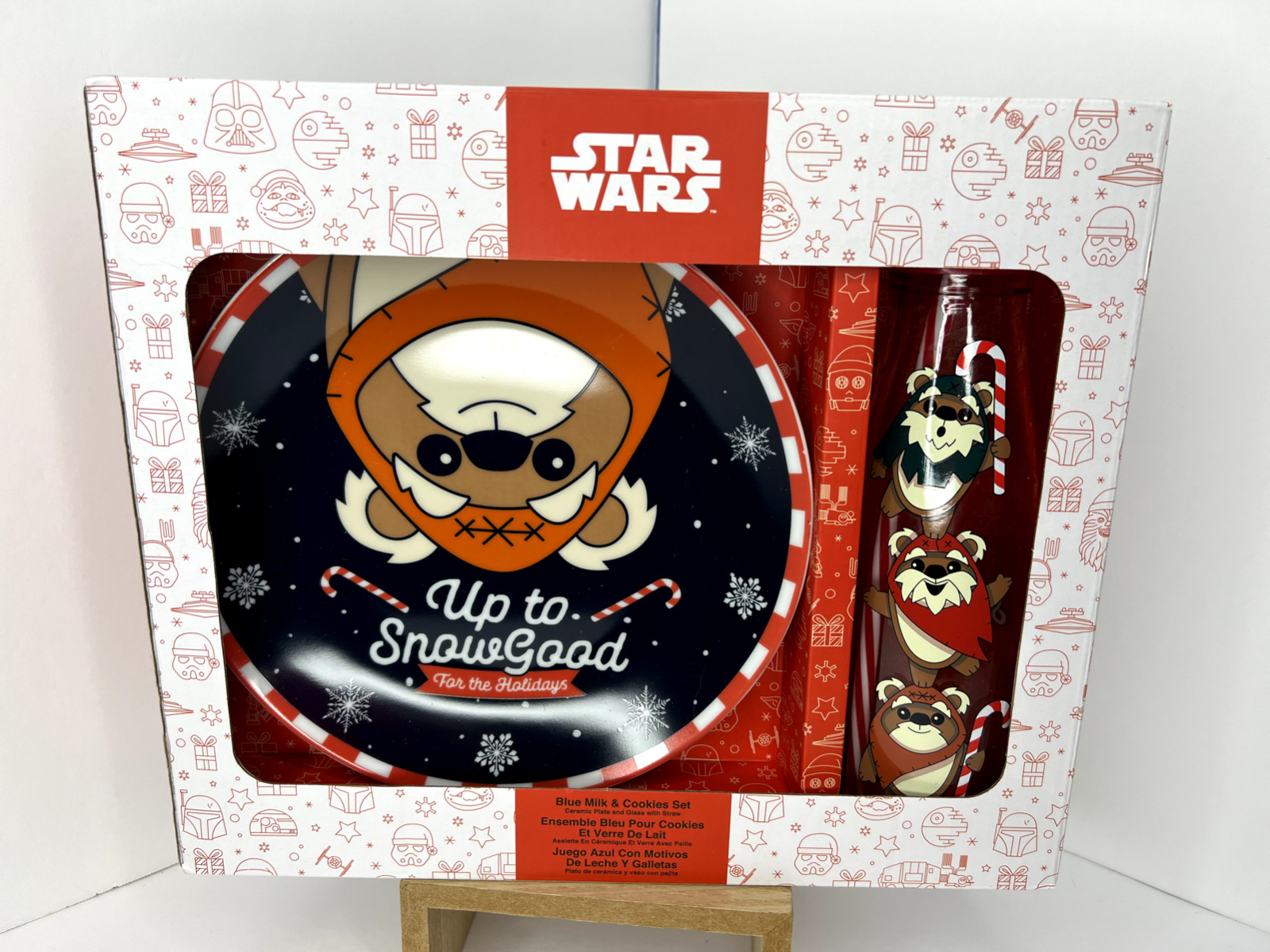 2022 Disney Parks Star Wars Blue Milk and Cookies For Santa Set - NEW in Box
