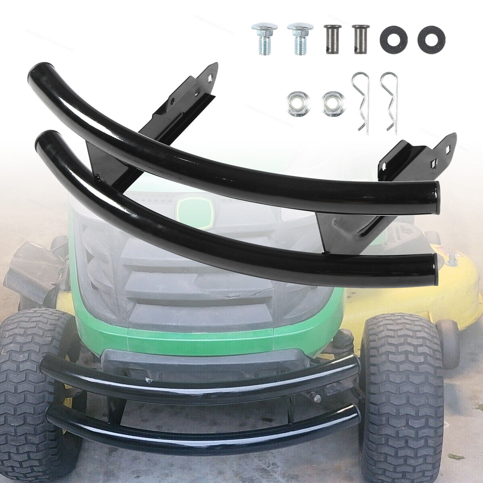 2-Bar Front Bumper Guard Lawn Protection Fit For John Deere 100 Series BG20944
