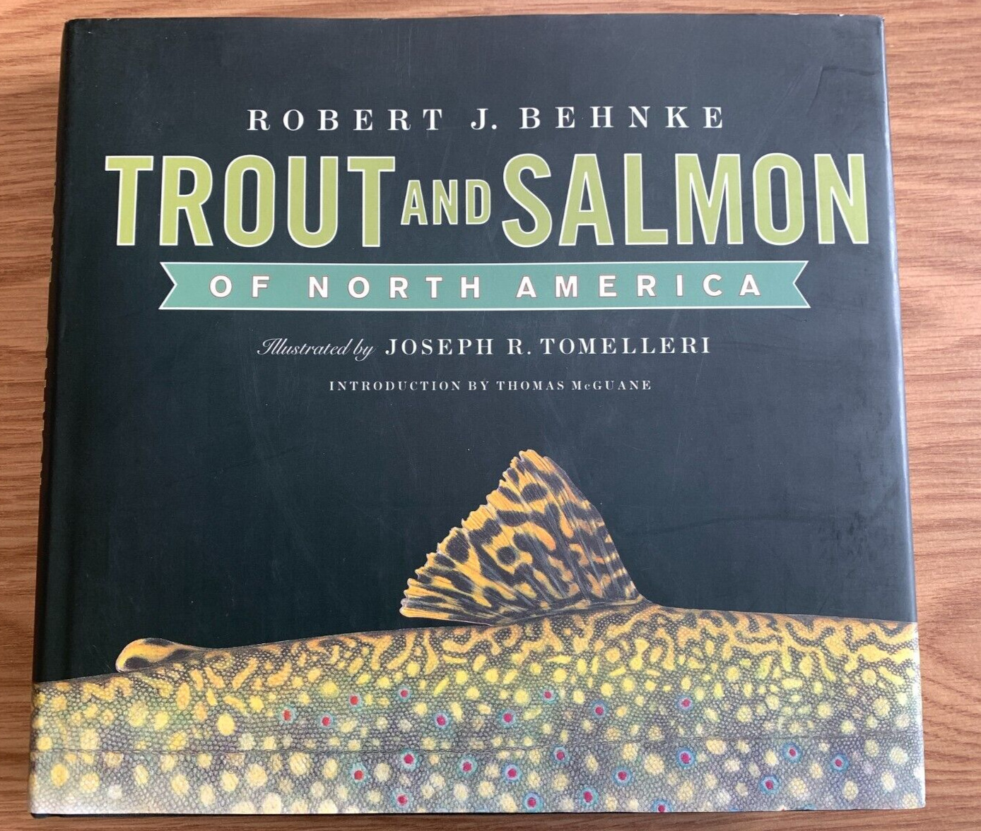 Trout and Salmon of North America Robert J Behnke Hardcover EXCELLENT CONDITION