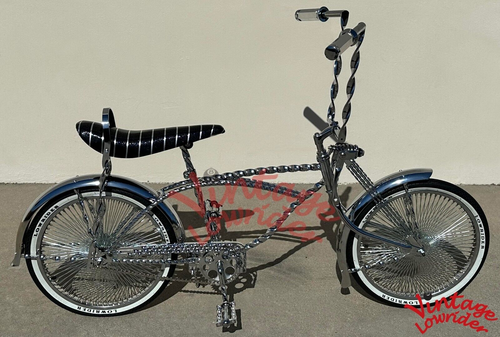 VINTAGE LOWRIDER ALL CHROME TWISTED 20\