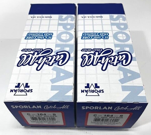 (Bundle of 2) Sporlan C-164-S Catch All Filter Drier 1/2 ODF Solder
