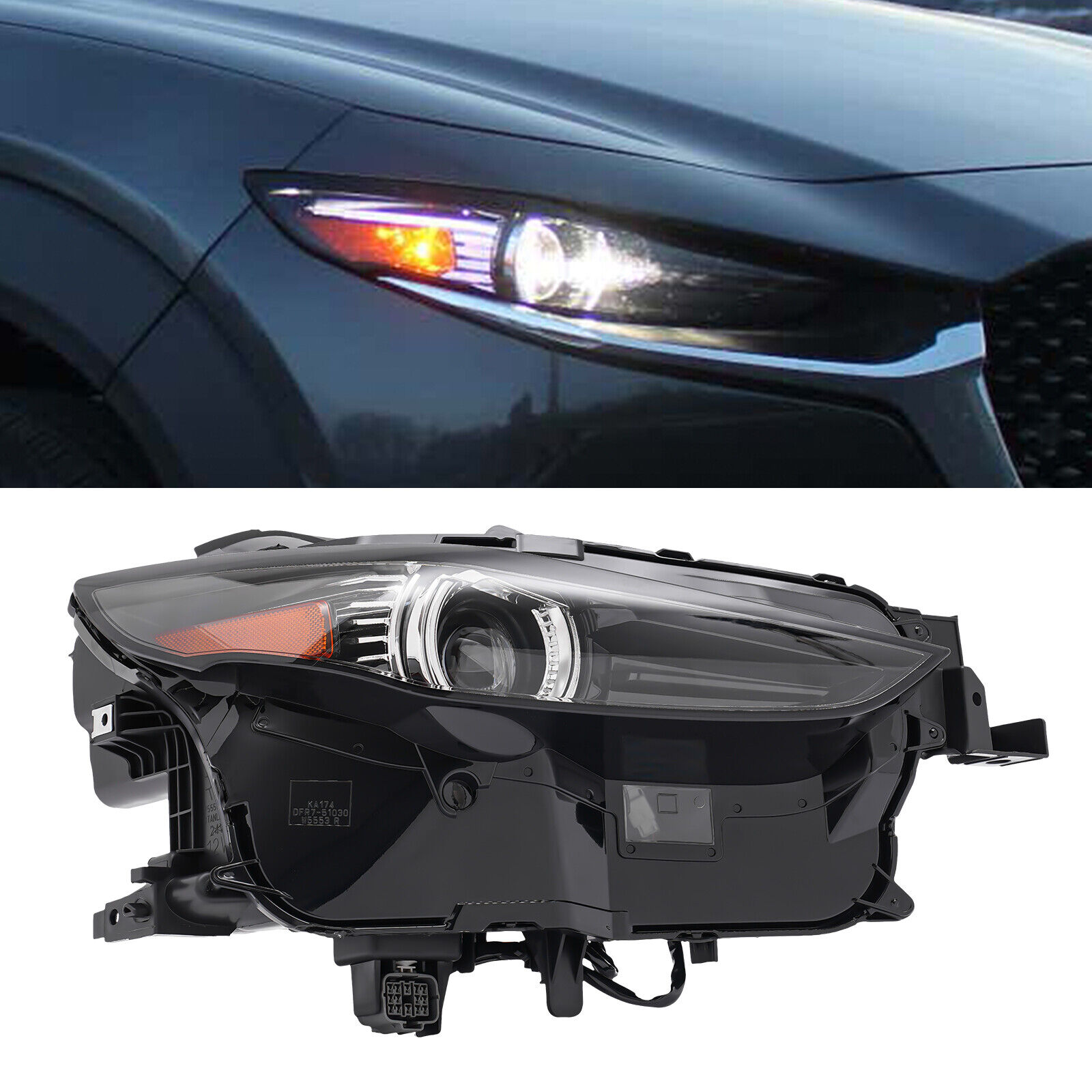 For 2020-2023 Mazda CX30 CX-30 Right Passenger Side Headlight LED DGH9-51-030A