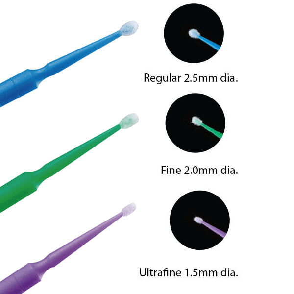 100 pcs micro applicator micro brush Regular fine ultrafine dental beauty 