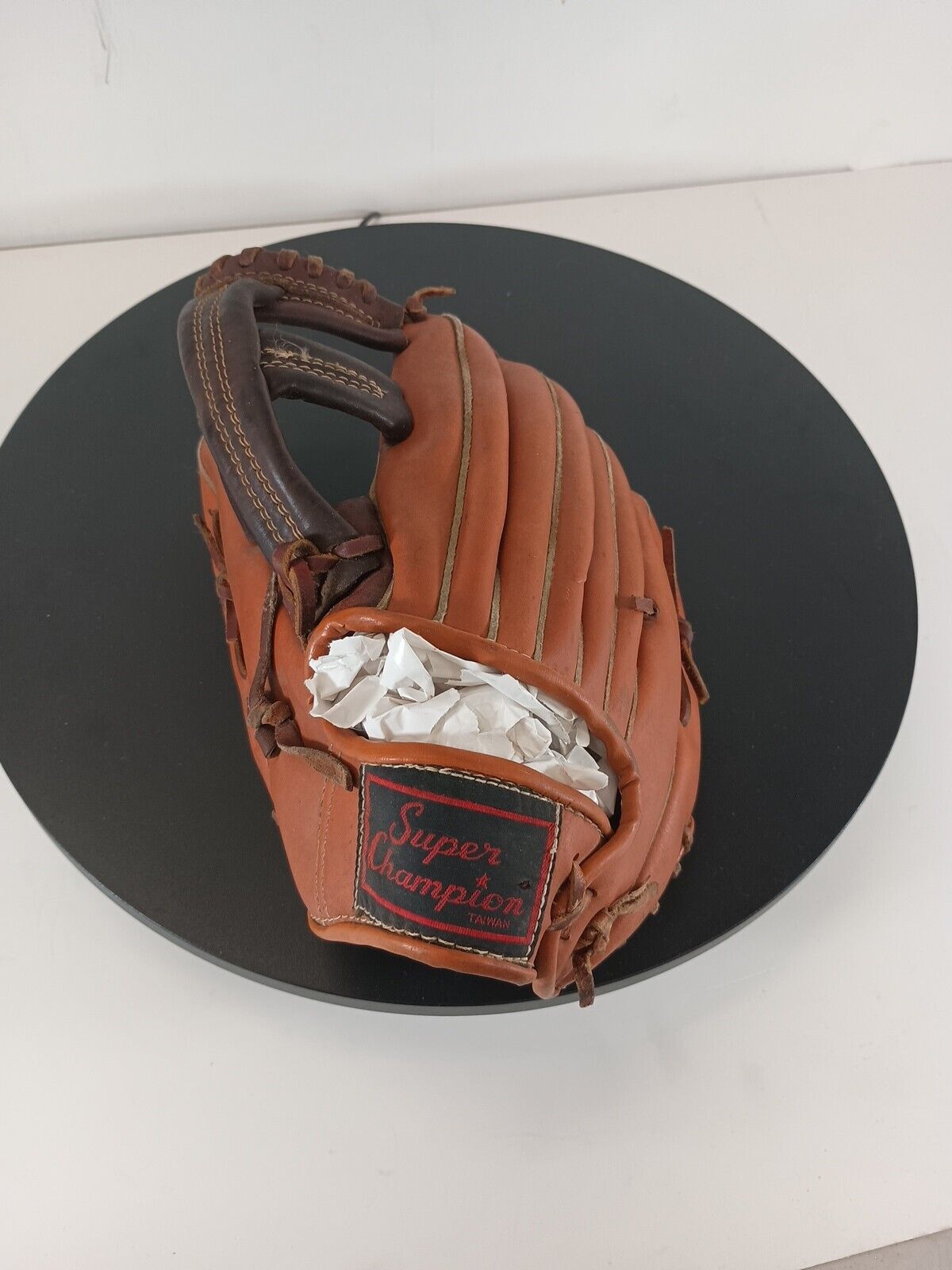 Vintage Super Champion Baseball Glove Professional Model 37005 Top Grain Leather