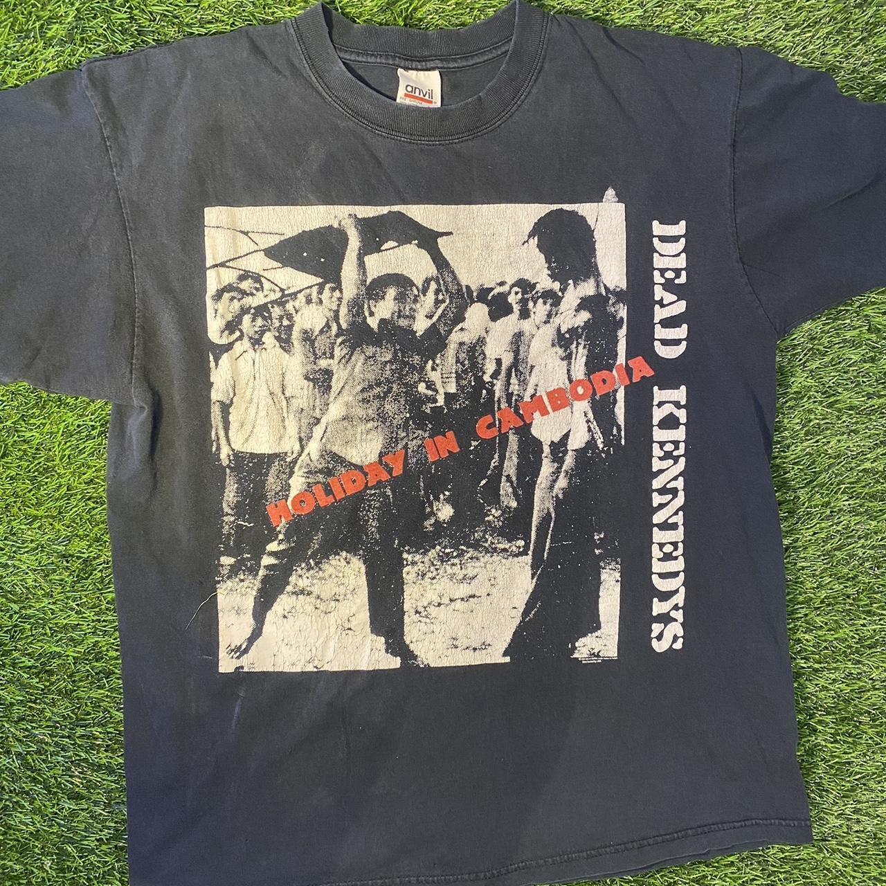 Vintage vtg 1990’s 1997 Dead Kennedys Holiday In Cambodia Shirt AN31852