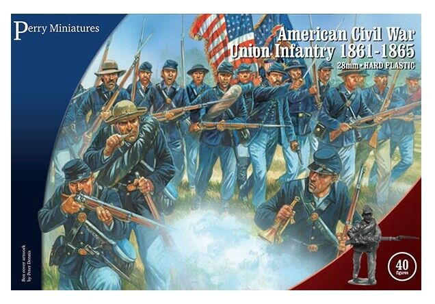 Perry Miniatures: American Civil War Union Infantry - 40 Figures 28mm