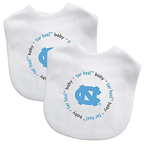 BabyFanatic Bibs 2 Pack - NCAA UNC Tar Heels - Officially Licensed