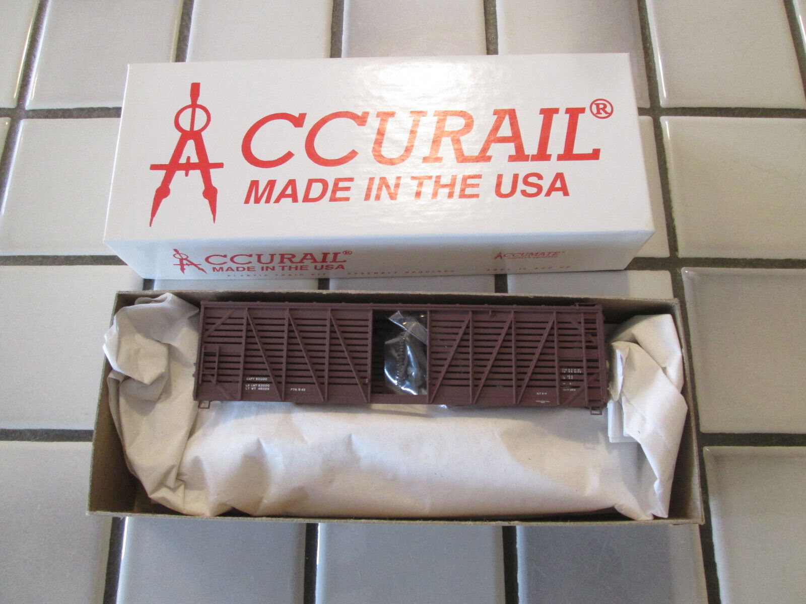 accurail VIRGINIAN 40 foot stock car HO scale