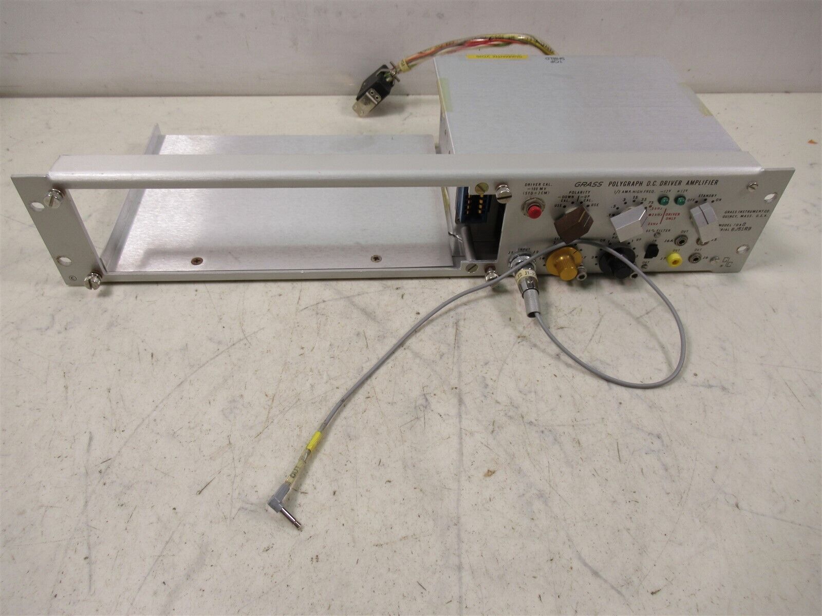 GRASS Instruments Polygraph D.C. Driver Amplifier 7DAG for Vintage Lie Detector 