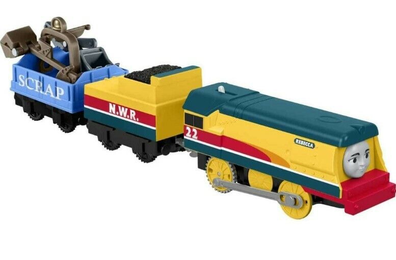 Thomas & Friends Trackmaster Motorized Rebecca 3-Piece Set , New