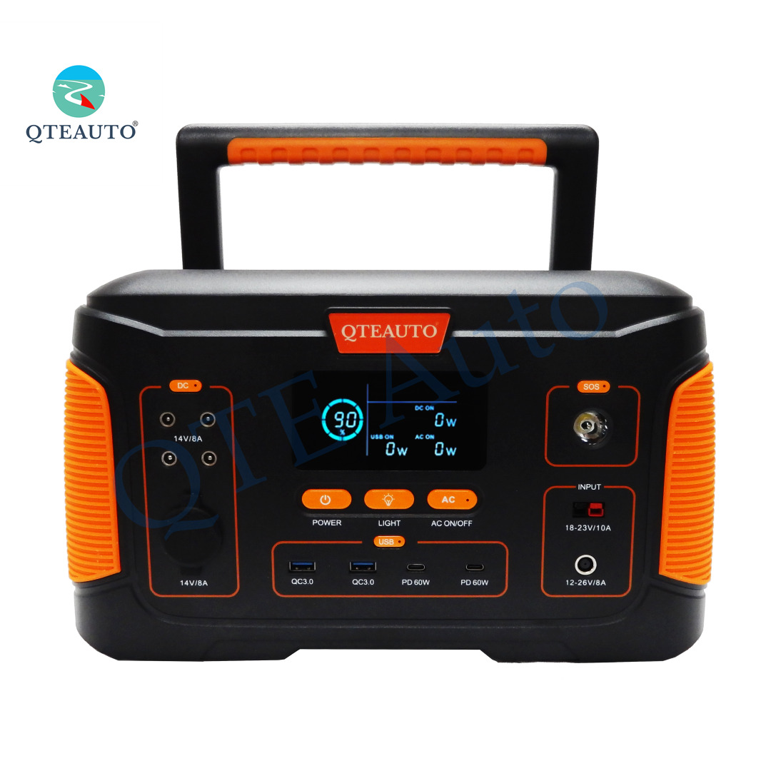 500W Portable Power Station Outdoor, Camping Solar Generator Lithium Battery