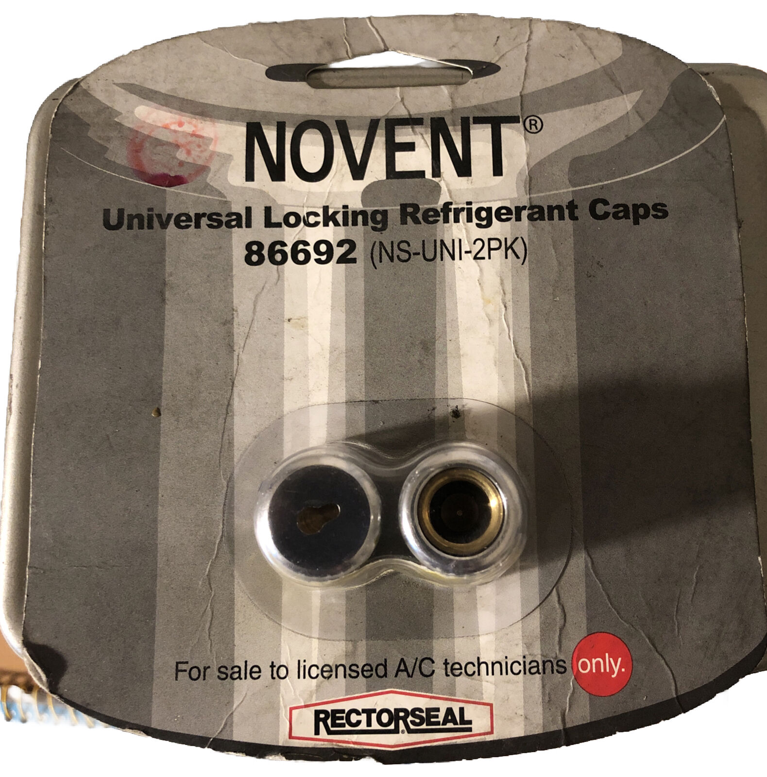 RectorSeal 86692 Novent Universal Locking Refrigerant Caps - 2 Pack ns-uni-2pk