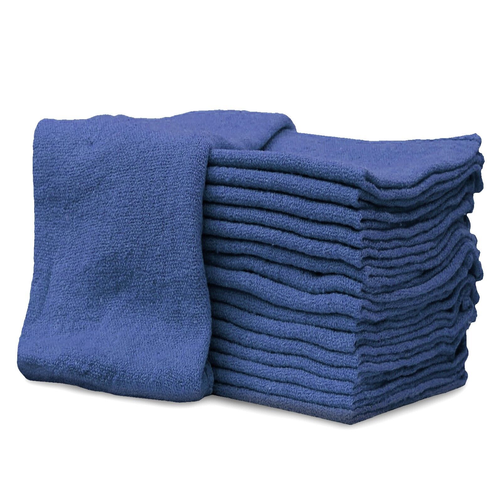 2000 New Industrial A-Grade Shop Rags -Cleaning Towels Blue - Multipurpose Cloth