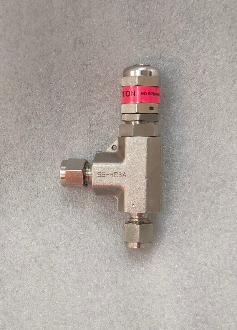 Swagelok NUPRO SS-4R3A HIGH PRESSURE PROPOTIONAL RELIEF VALVE 1/4