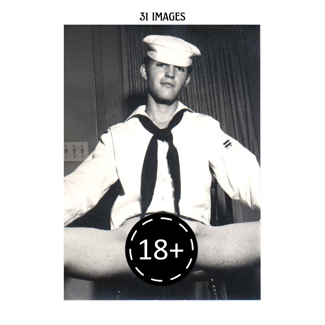 Vintage Male Nudity Erotica Sailors Digital Download x31 Photos 1950s