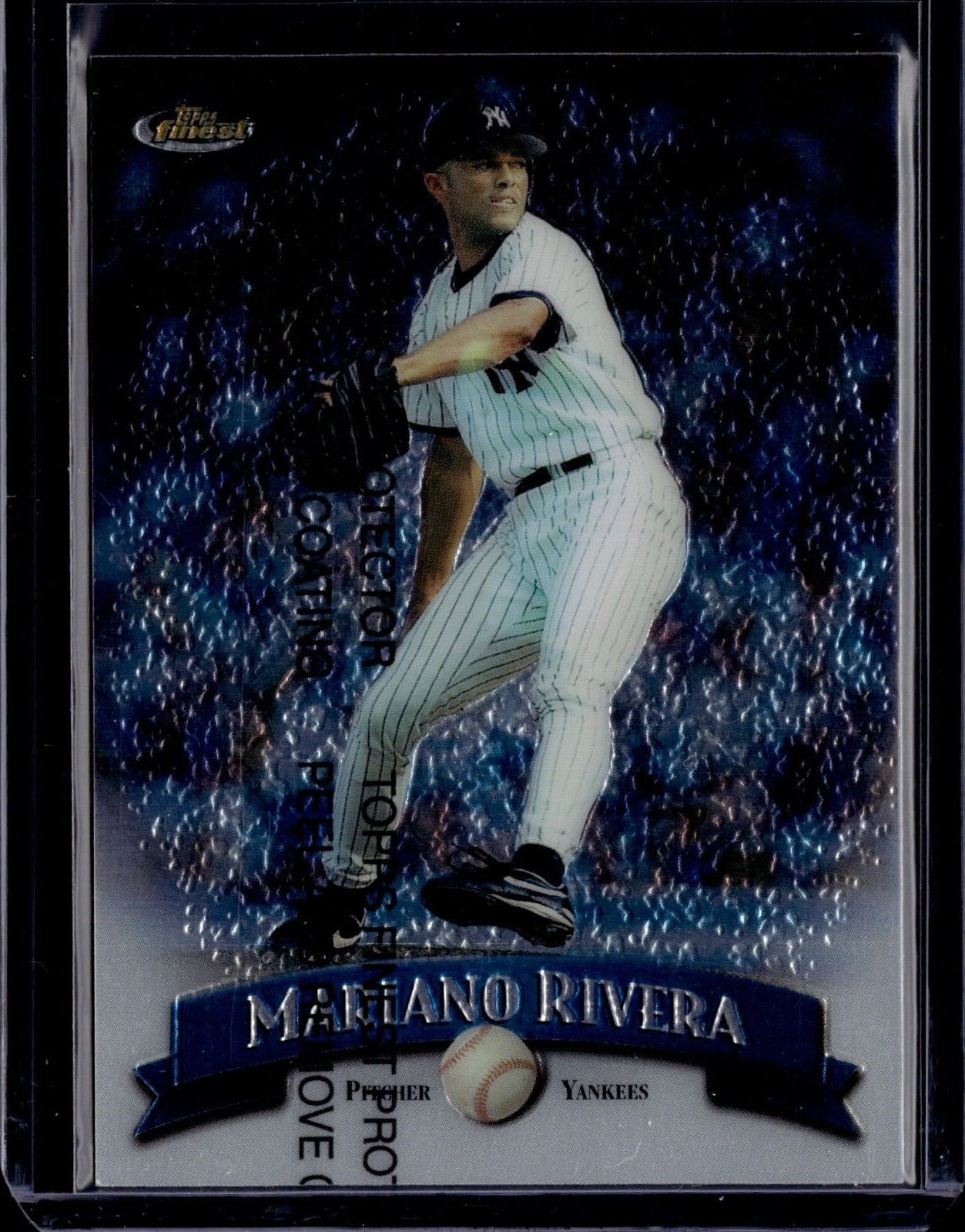 1998 Topps Finest Mariano Rivera Still In Protective Coating - New York Yankees