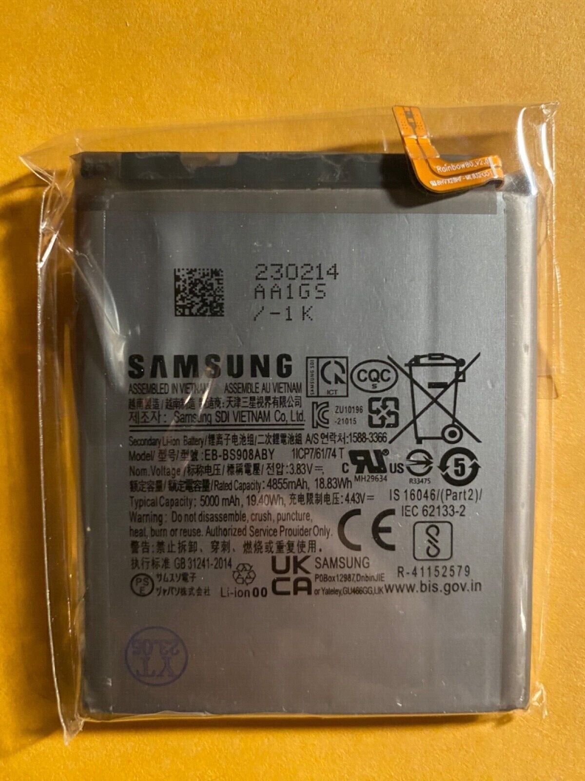 Original OEM Battery for Samsung Galaxy S22 Ultra 5G