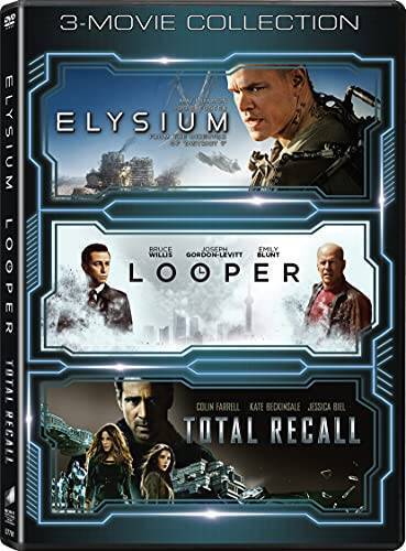 Elysium  Looper  Total Recall (2012) - Set - DVD By Colin Farrell - VERY GOOD