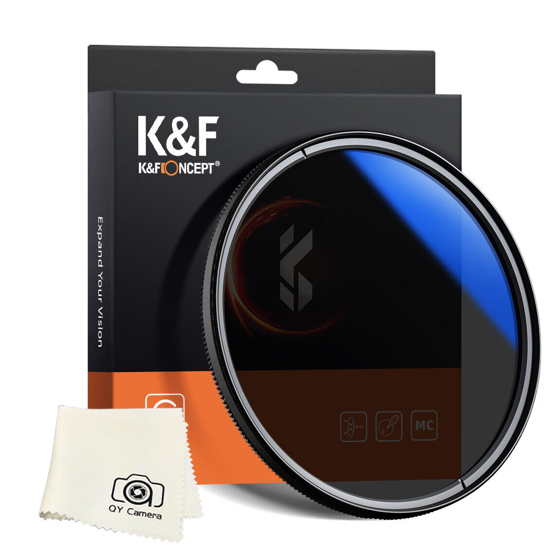 New K&F Concept Circular Polarizer CPL Filter ring 49 52 55 58 62 67 72 77 82mm