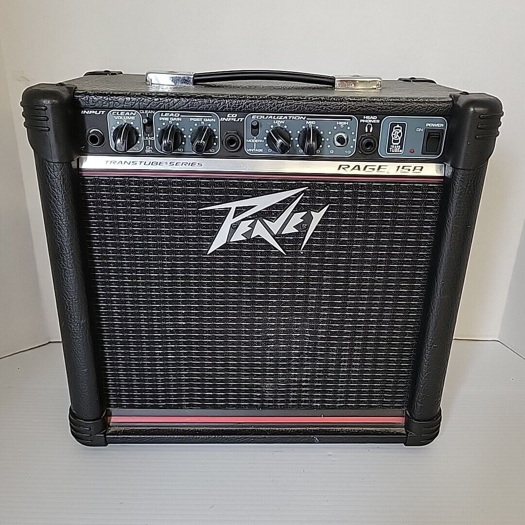 Peavey Guitar Amp Rage 158 Red Stripe 15 Watts 7.7V RMS 4 OHMS - MADE IN USA