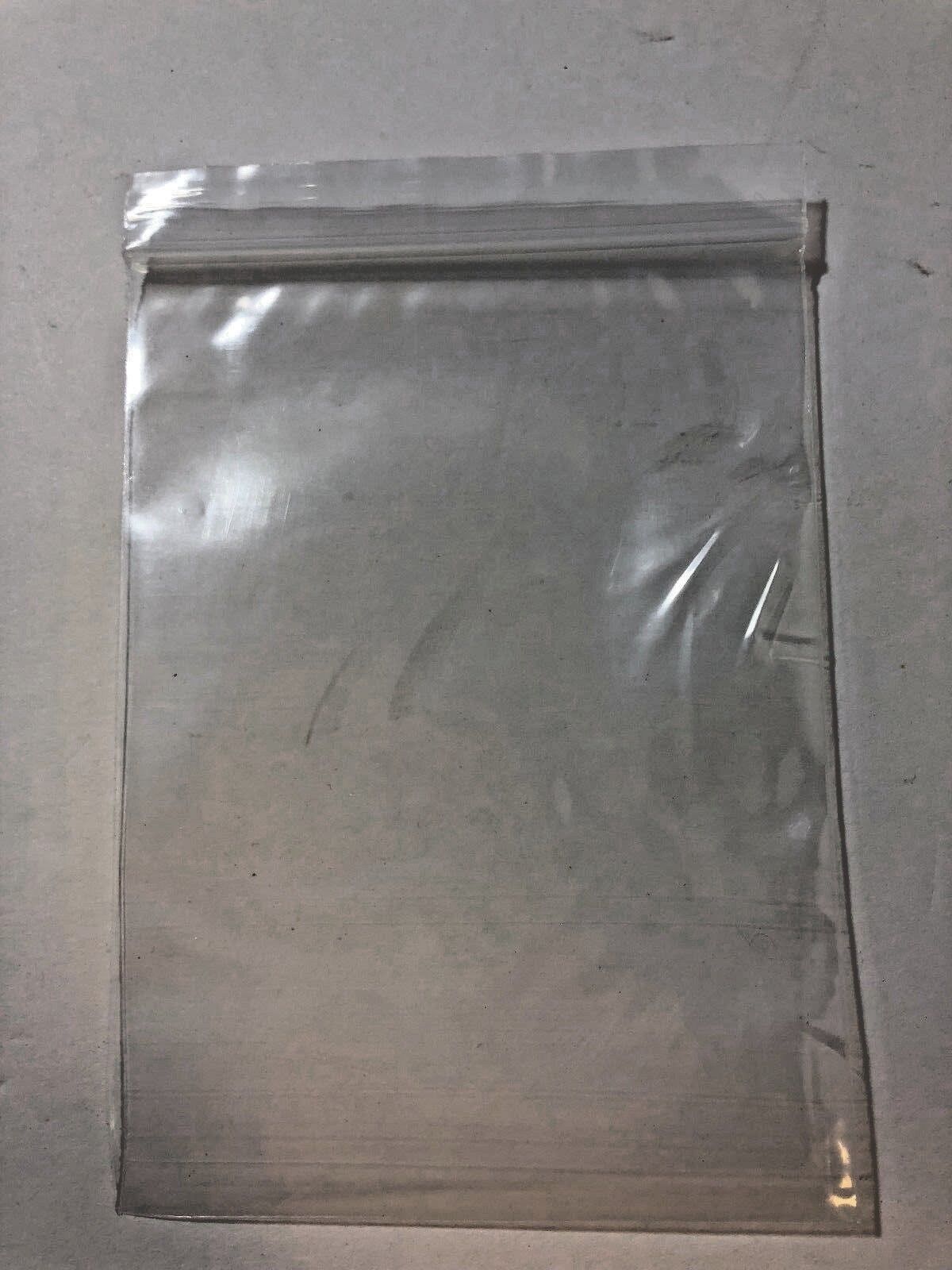 4 x 6 in 4 Mil Thick Clear Plastic Resealable Reclosable Zip Close Closing Bag