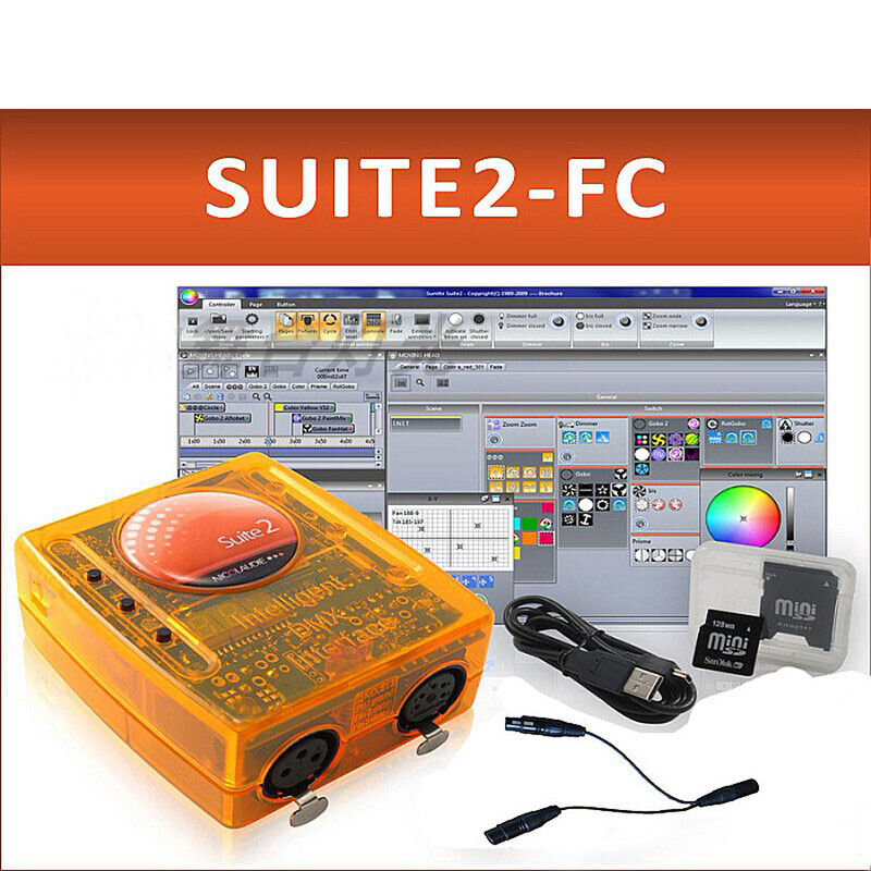 New Sunlite Suite 2 FC DMX-USD Controller DMX 1536 Channel Lightning Interface