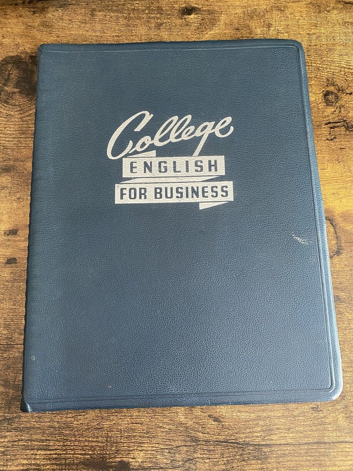 Vintage 1949 College English For Business Old Book