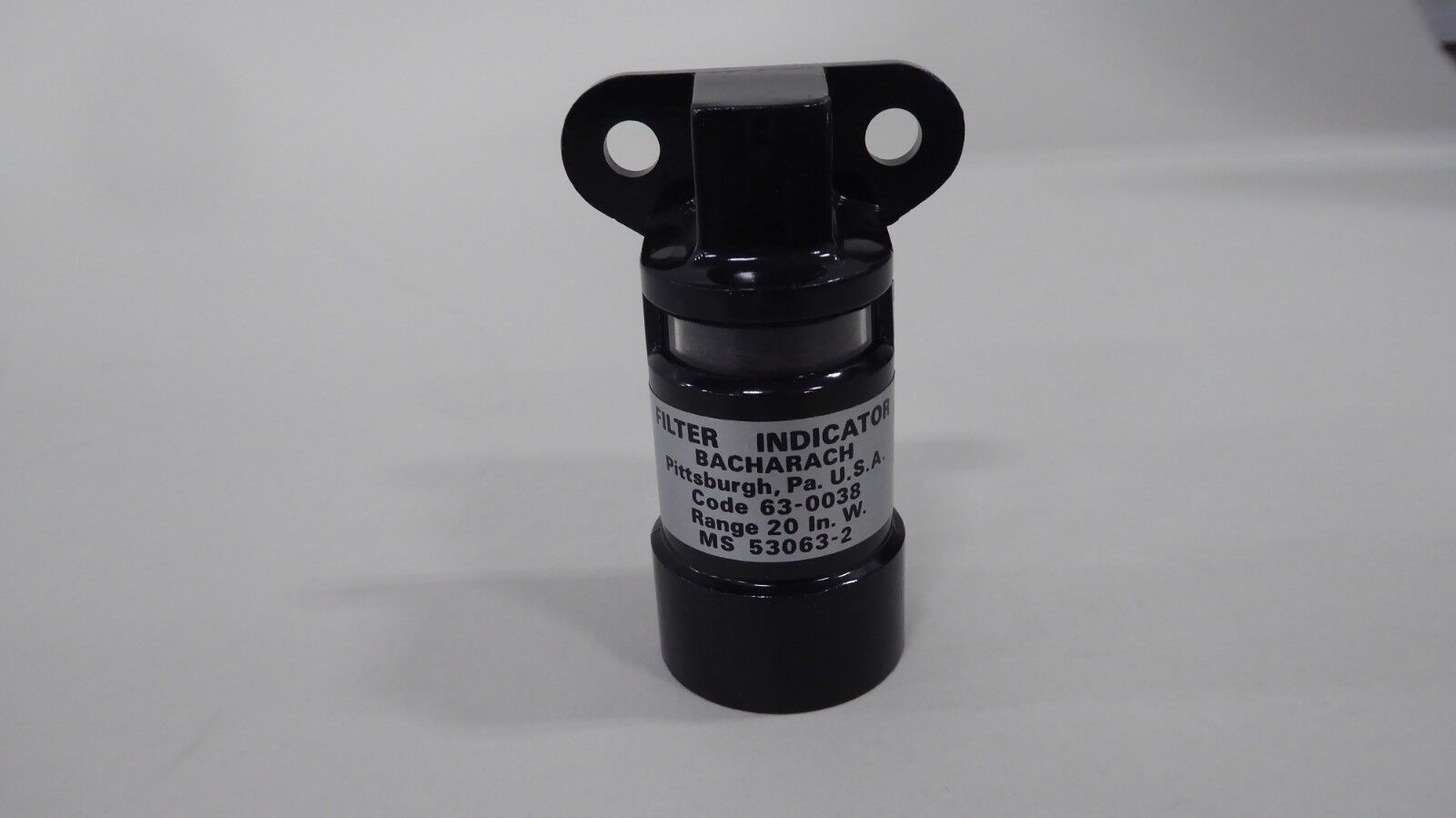 Bacharach MS53063-2 Filter Indicator Code 63-0038 Range 20 In W MS-53063-2