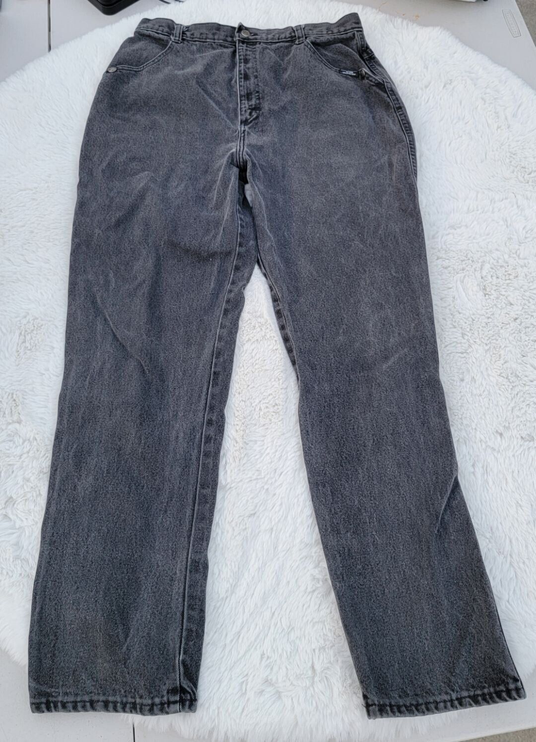 Vintage Ozark Mountain Jeans Waist 32 Black Denim Pants Made In USA