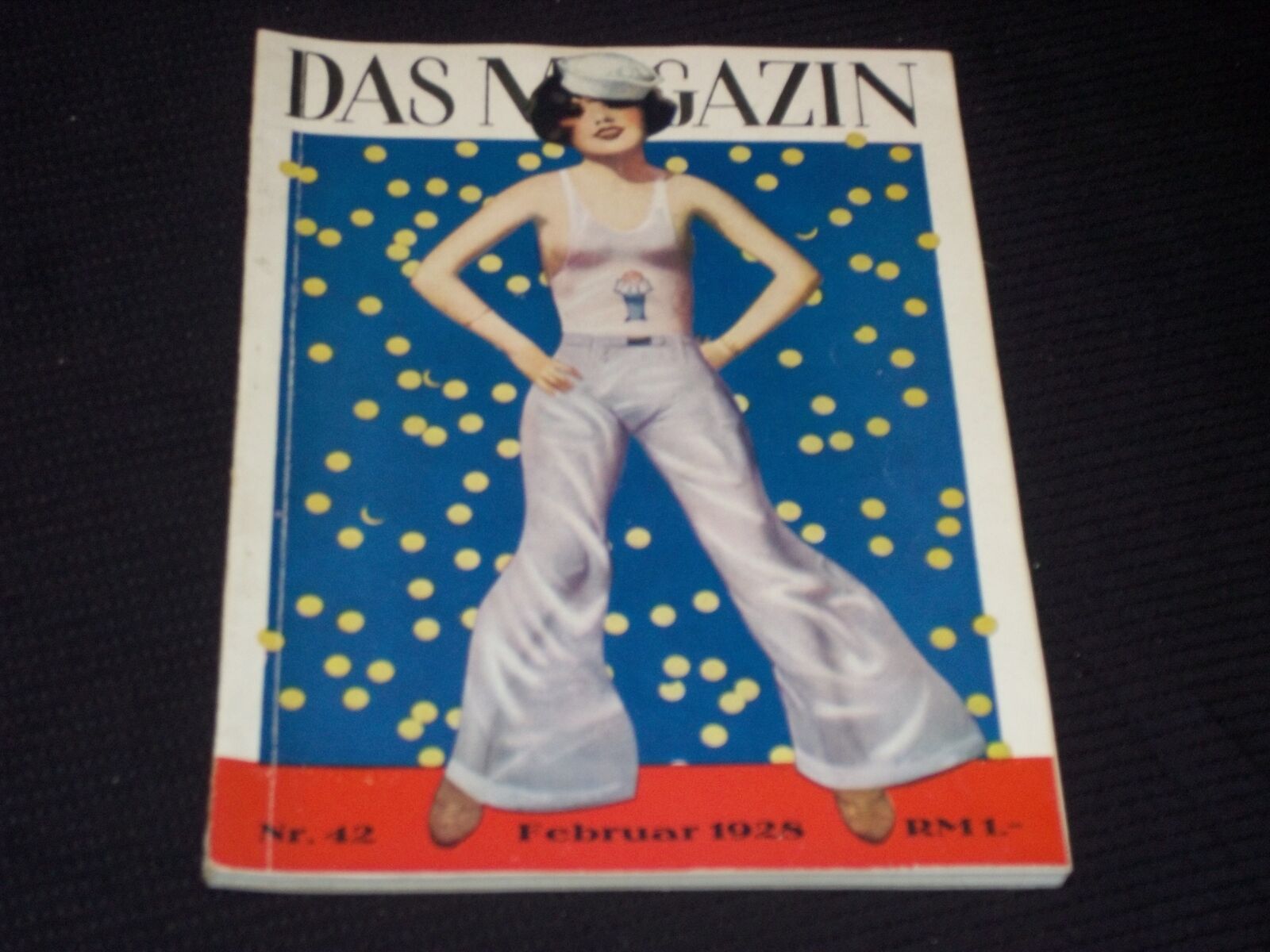1928 FEBRUARY DAS MAGAZINE IN GERMAN MAGAZINE NICE COVER & ADS - L 11944