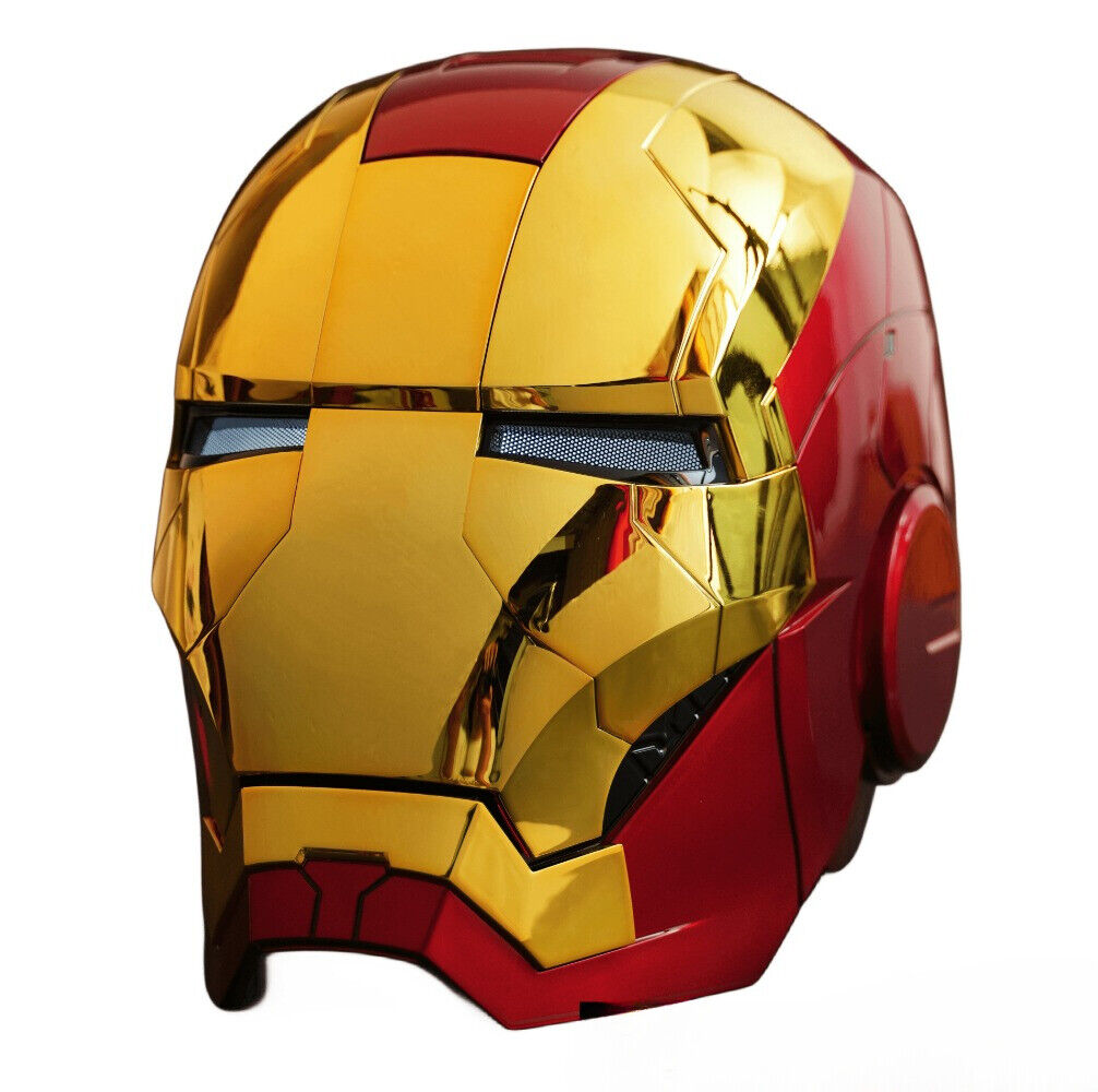 AUTOKING Iron Man MK5 1:1 Helmet Wearable Voice-control Mask Cosplay Golden Ver