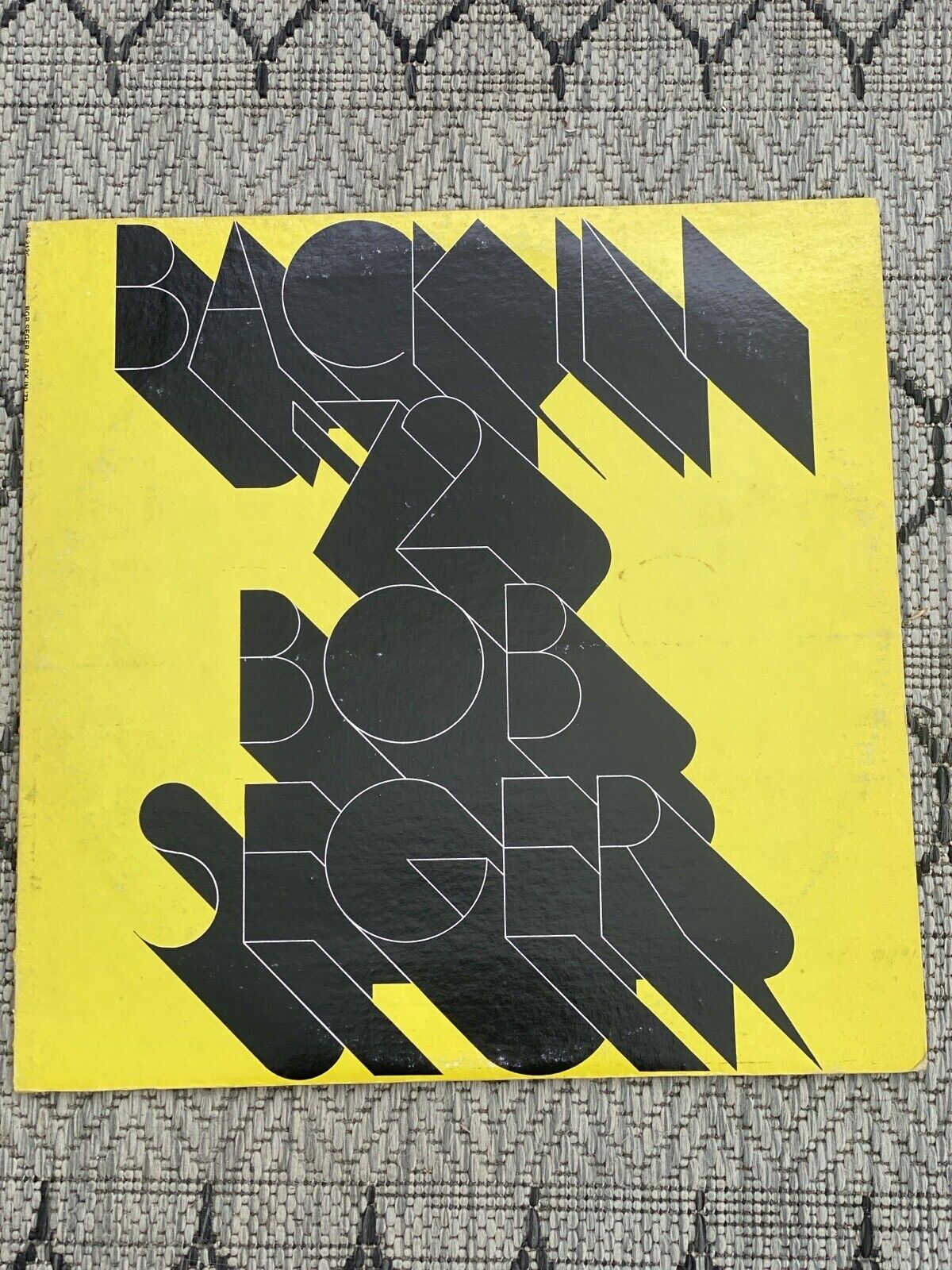 Back In 72 LP Bob Seger US Pressing Good Condition 1973 Blue Label
